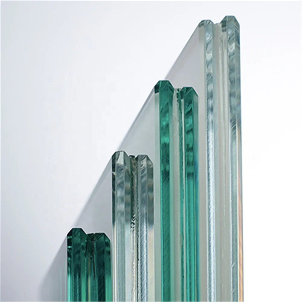 Sanjing laminated hurricane impact glass modern windows glass trade price  laminate sheets for glass doors window curtainwall