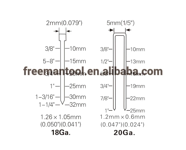  Freeman F32 гвоздезабивной гвоздь для твердой