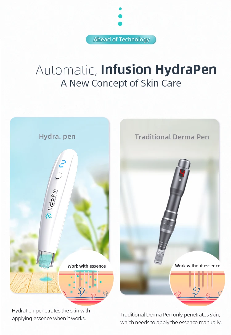 Электрический hydrapen Derma Pen Auto Meso Hydra H2 устройство для