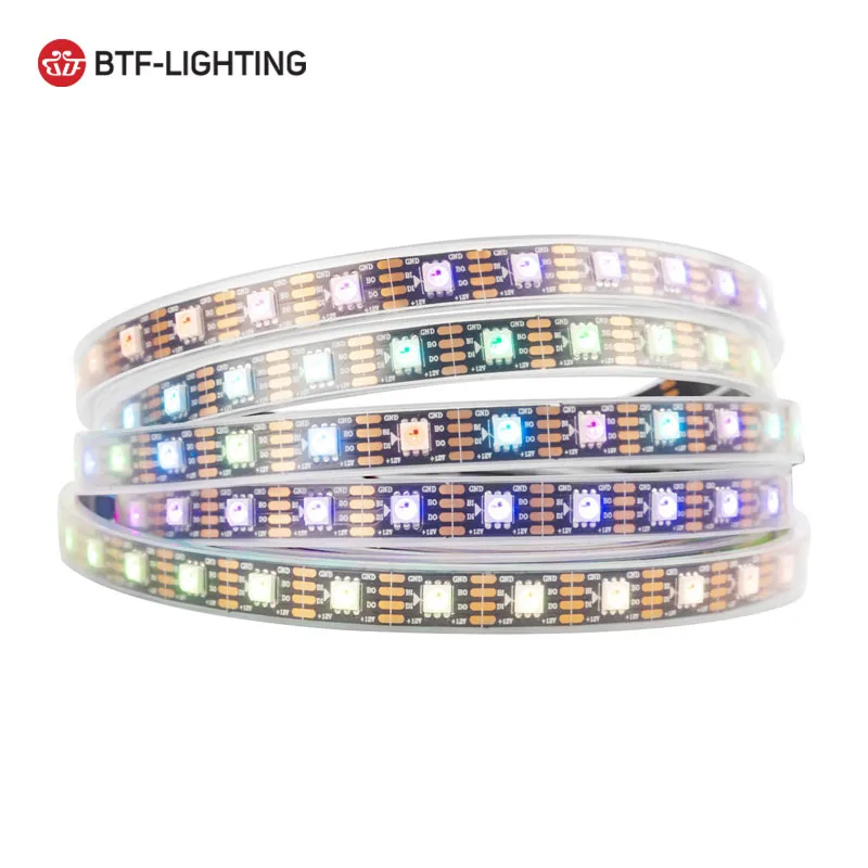  Цифровая светодиодная лента btf ip30 ip65 ip67 12 в rgb типа GS8208