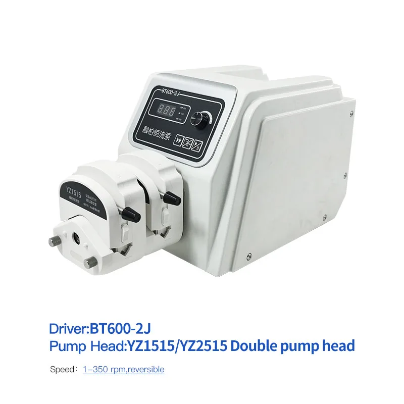 BT600-2J Variable speed peristaltic pump, 0-2280mL/min liquid filling machine, laboratory water pump,Endoscope water supply pump