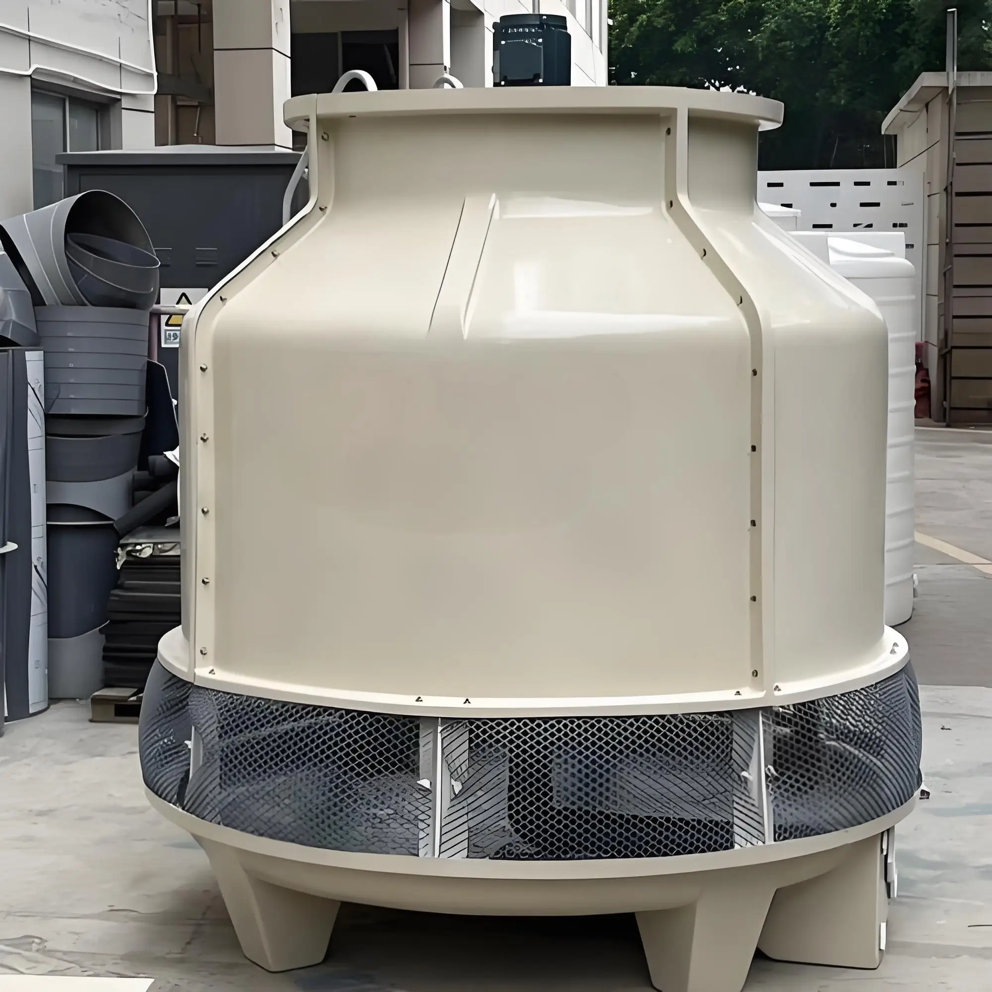 Low Temp Industrial Compressor High Quality FRP Cooling Tower