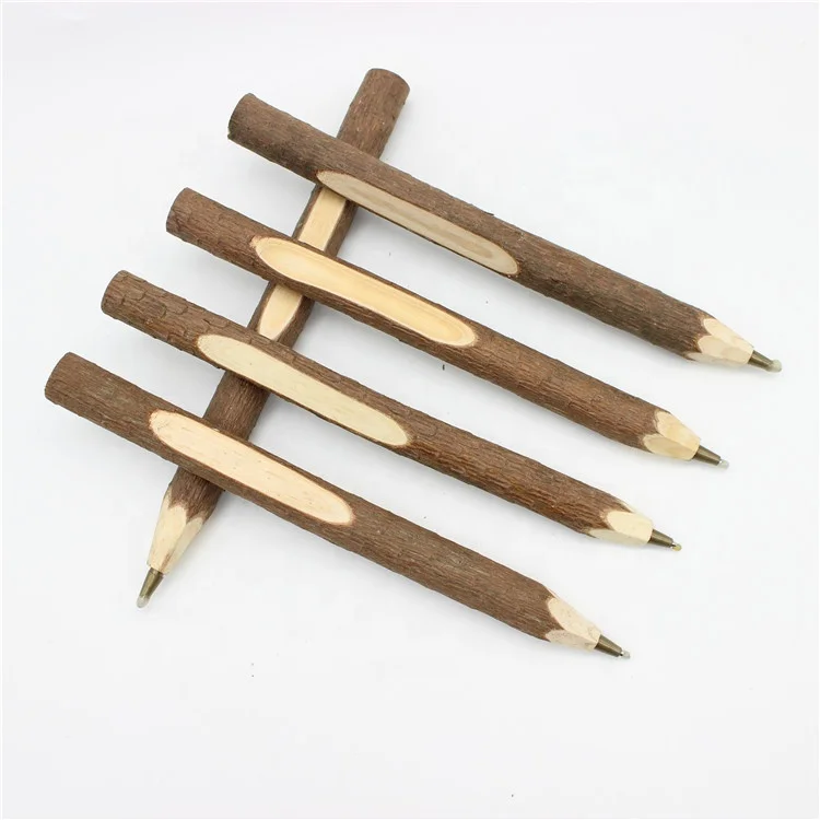 2020 eco-friendly original wood pen custom carved wood ball pen