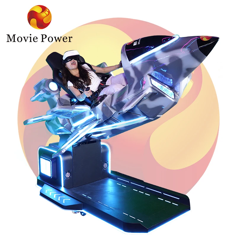 VR Flight Simulator Flying Shooting Game Machine Amusement Game Park Indoor Playground 9D VR Arcade Machine