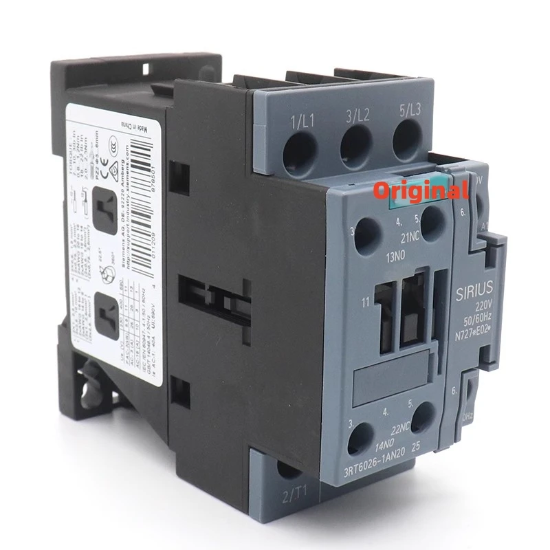 Original Industrial controls 3RT6028 contactor 3RT6028-1AN20 38A 220V AC Contactor