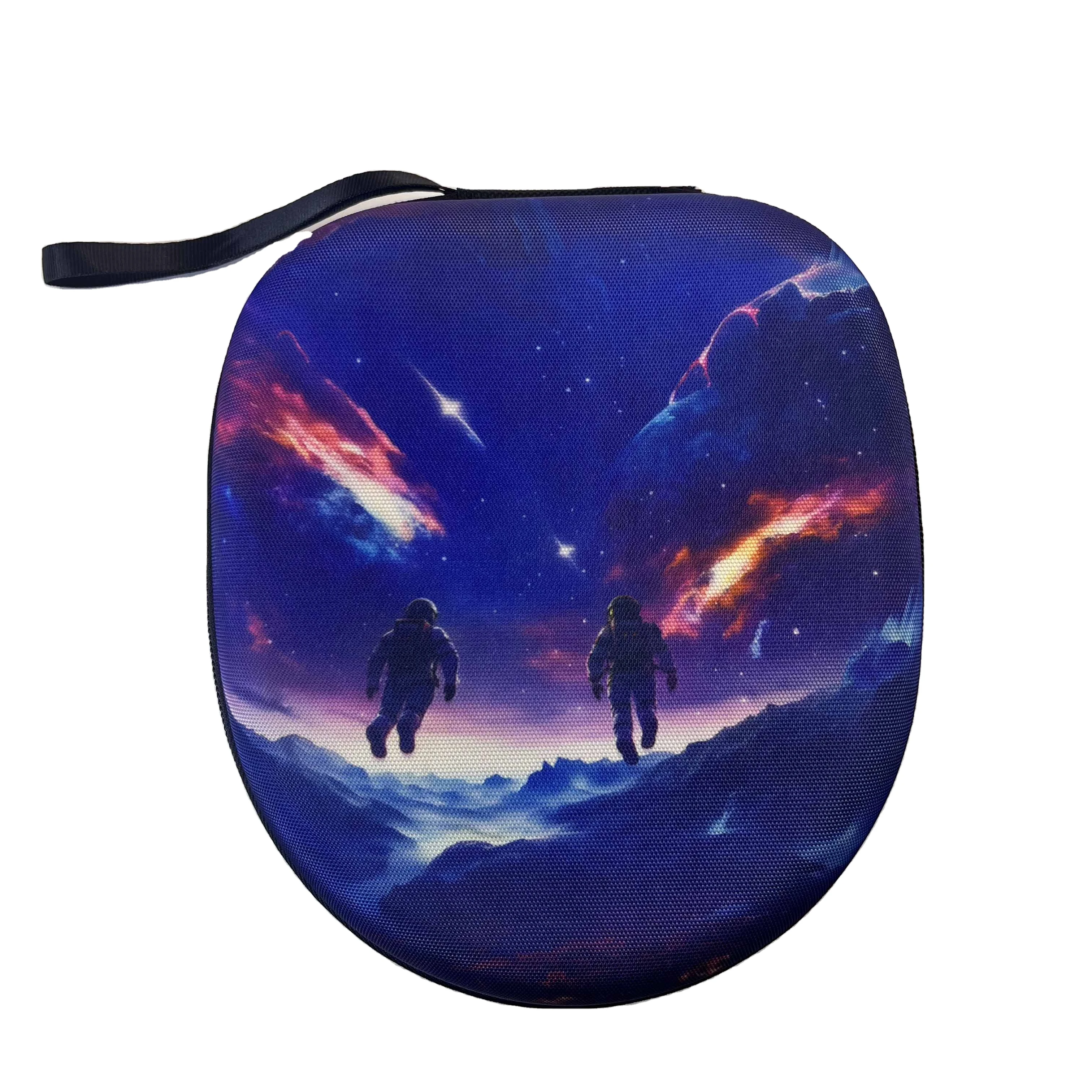 EVA Factory custom Colorful Astronaut hardshell waterproof travel oval bag