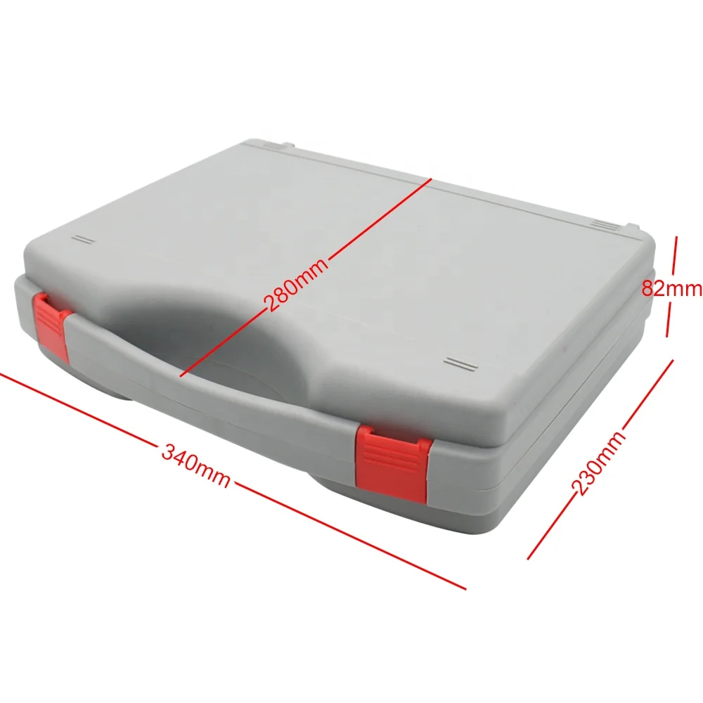 Chinese factory good quality  direct injection mould plastic baseball case hard storage box with lock and foam
