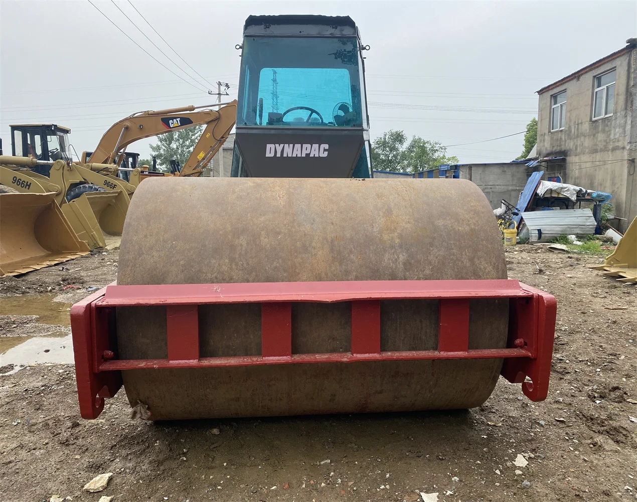  Подержанный дорожный каток Dynapac CA30D 15 тонн уплотнитель