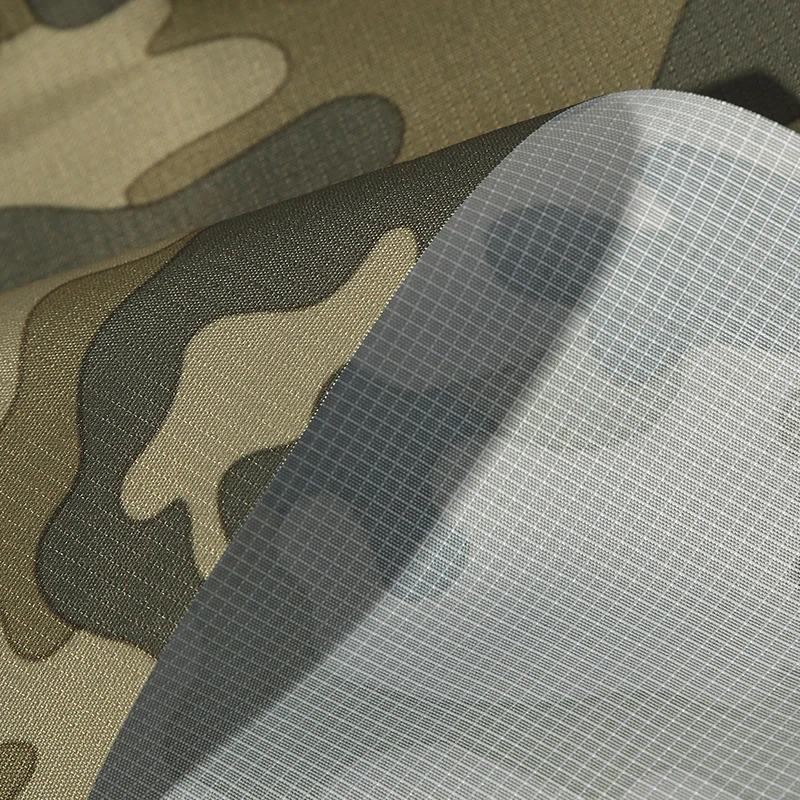 hot sale 100% polyester ribstop waterproof 0.2*0.15 peach skin ribstop pongee woven fabric