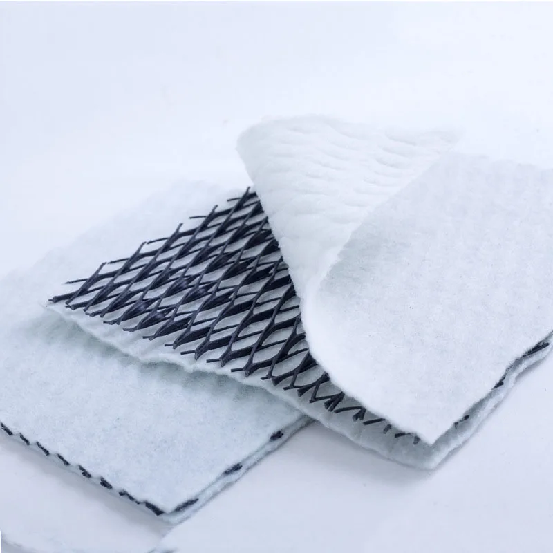 composite hdpe drainage net 3D drain net geocomposite geonet with 150g geotextile for drainage of landfill