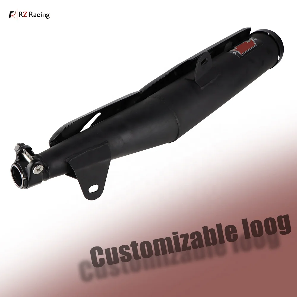 Exhaust system muffler and anti-scalding exhaust pipe are suitable for Yamaha motorcycle SRL 115Z exhaust pipe