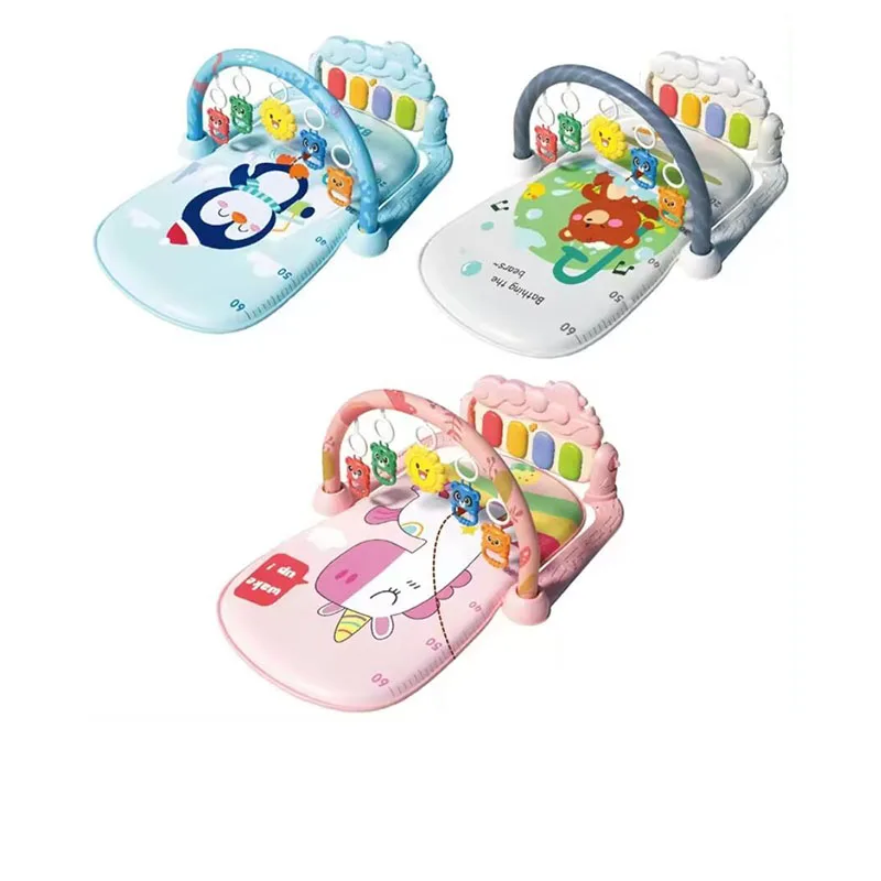 Musical Piano baby gym mat Game Colorful Kick N Play Piano Infant Activity Carpet Gym Baby Playmat Educational toys