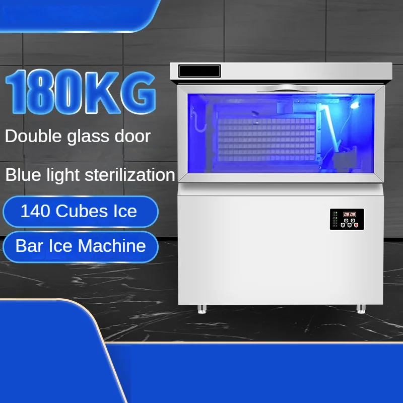 Commercial Use Vertical Type Ice Machine, Clear Cube Ice Machine for home