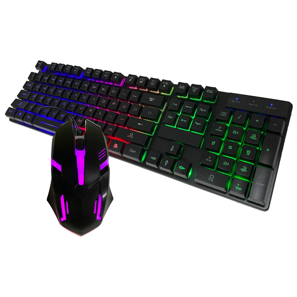 2021 Hot Sale Cheap Wireless Red Dragon Colored Wired Cute Usb Keyboard And Mouse Pc Combo Free Gaming Mouse Set Kit Gamer