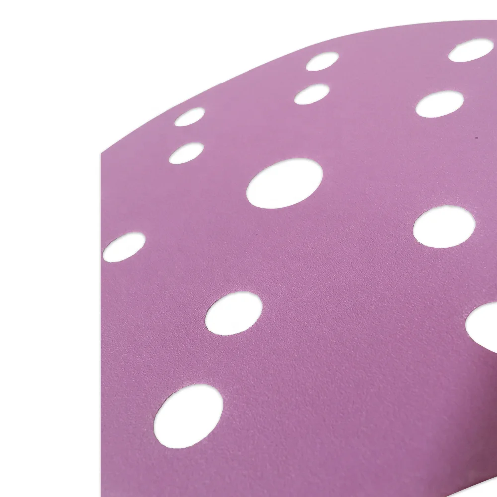 Dry sand paper P120 6Inch (150mm) 15 holes sanding paper sand disc for orbital sander