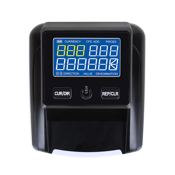 Multi currency Value machine  Banknote Money Counter and detector mini money detector for USD EURO