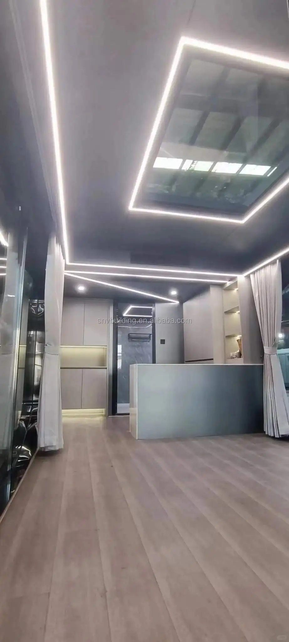 SINOVA price prefab container house with kitchen 40 ft 40ft container house container house capsule