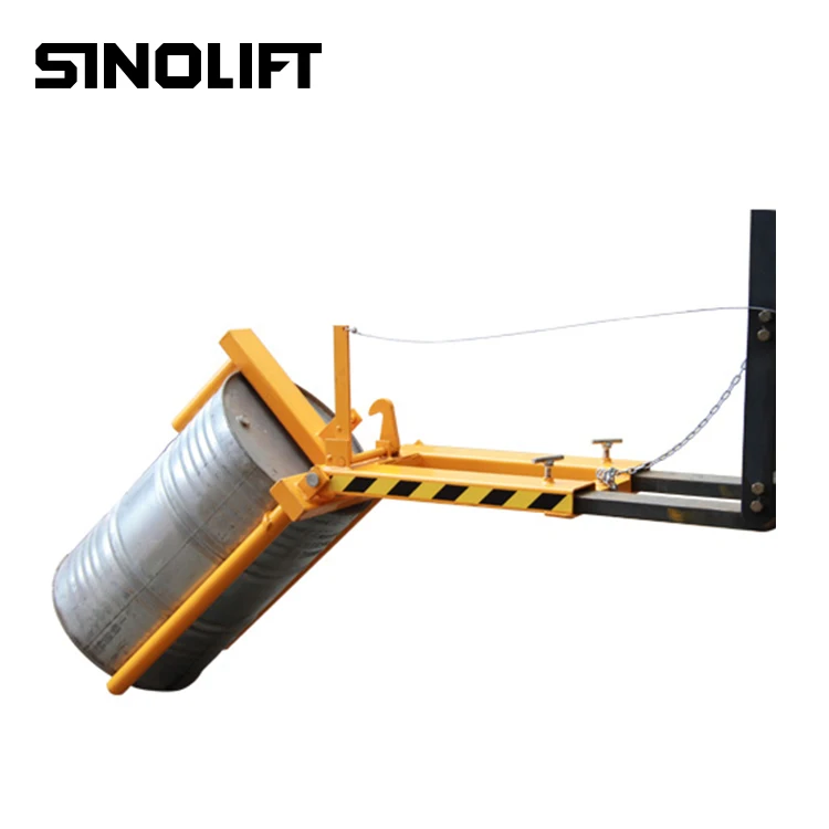 DR400 Механическая операция вилочный погрузчик установлен барабан позиционер