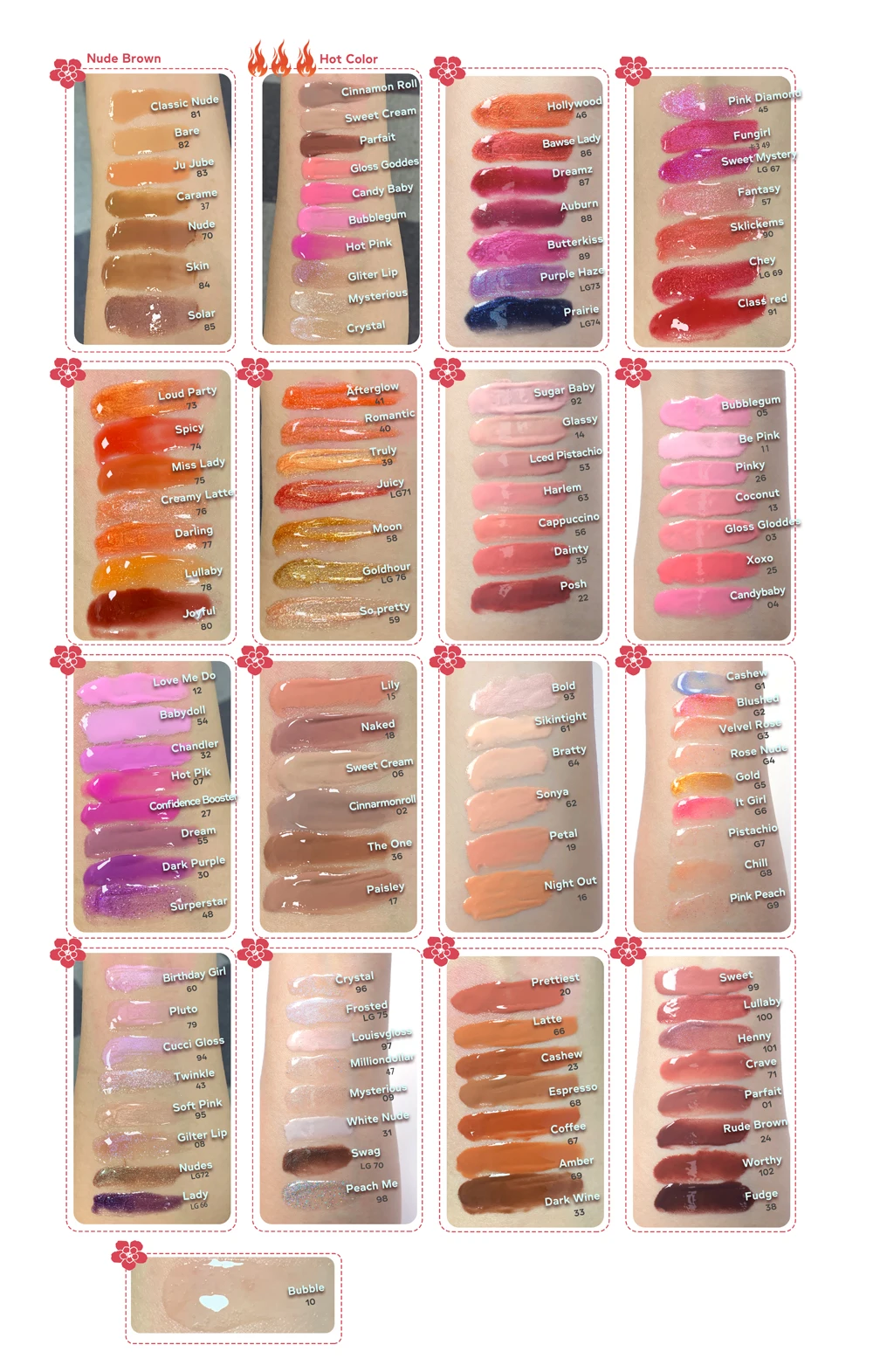 Wholesale Color Changing Lip Oil Pigmented Magic Moisturizing Flavouring Fruit Clear Vegan Shimmer Lipgloss Lip Plumper Gloss
