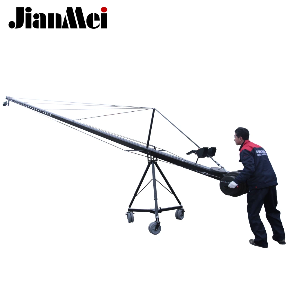 Гидравлический кран Jianmei jimmy jib для камеры 12 м бесплатная доставка гидравлическая головка
