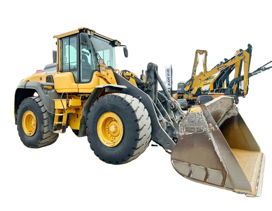 Used L120H Wheeled loader Original Sweden  5 ton Loading Machinery loaders for sale