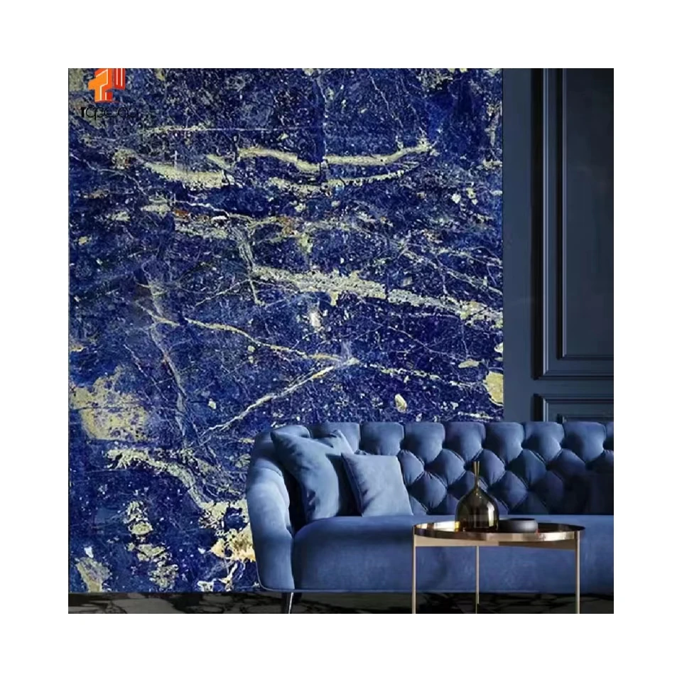 Porcelain Polished Glazed Onyx Stone Look Slab Tile Stair Wall Decoration Marble