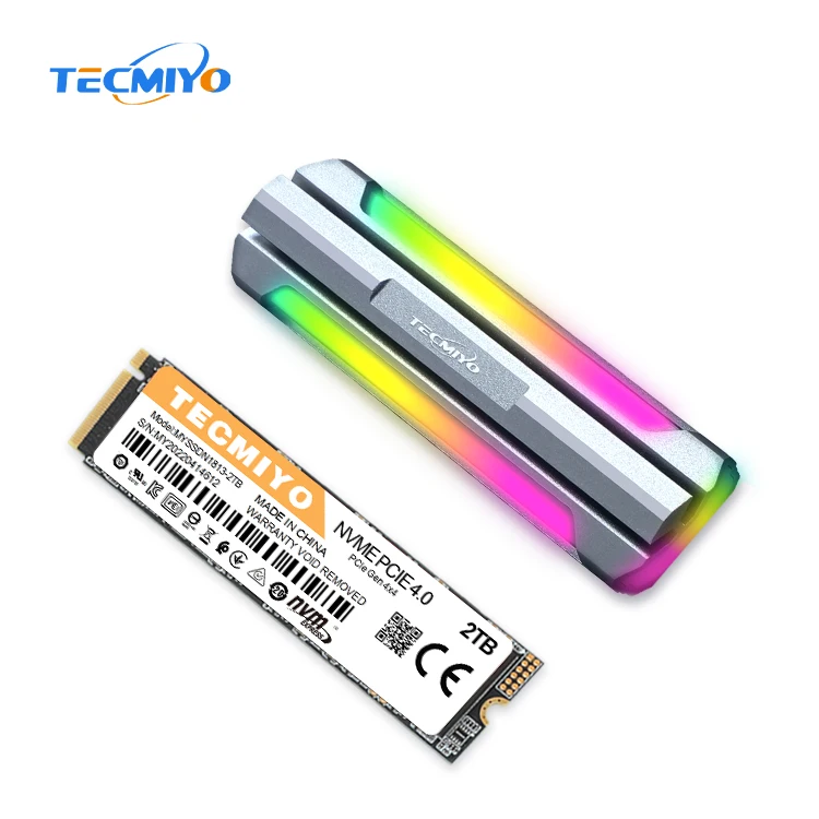 Hot Sale Tecmiyo M.2 Ssd Nvme 250gb 500gb 1tb 2tb Solid State Hard Drive For Laptop