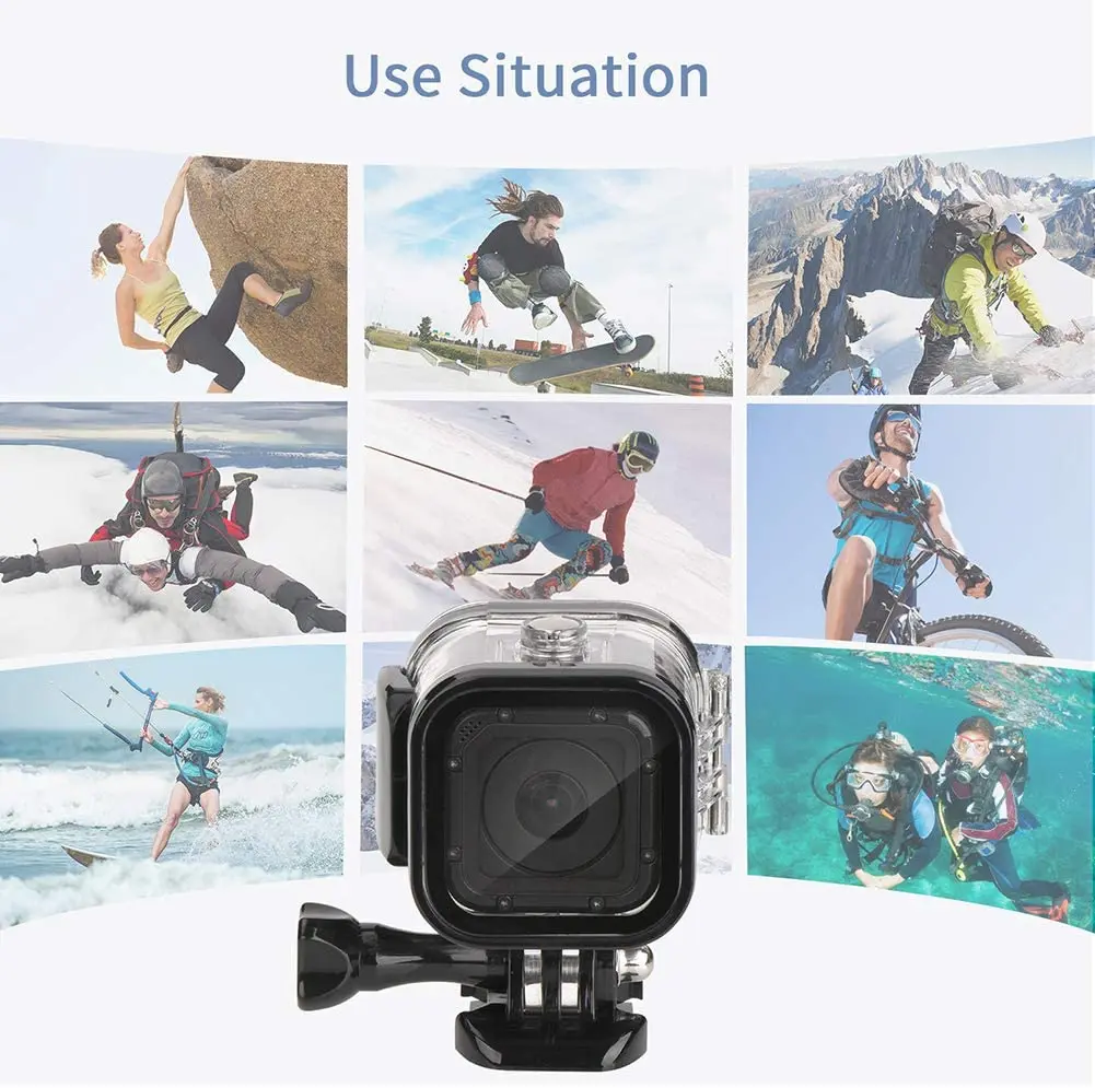 Водонепроницаемый защитный чехол для камеры GoPro Hero 5 /4 Session 60