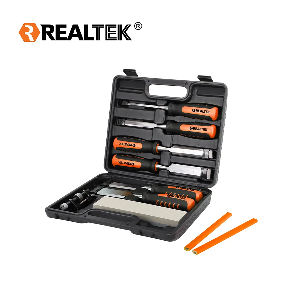 Realtek Wholesale 10pcs Repair Hardware Wood Working Equipment Screwdriver Bit Tool Box Set