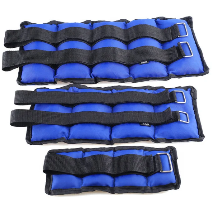 Customized Heavy Indoor Workout Gym Fitness Adjustable Ankle Weights Bangles, Ankle Weights 10kg