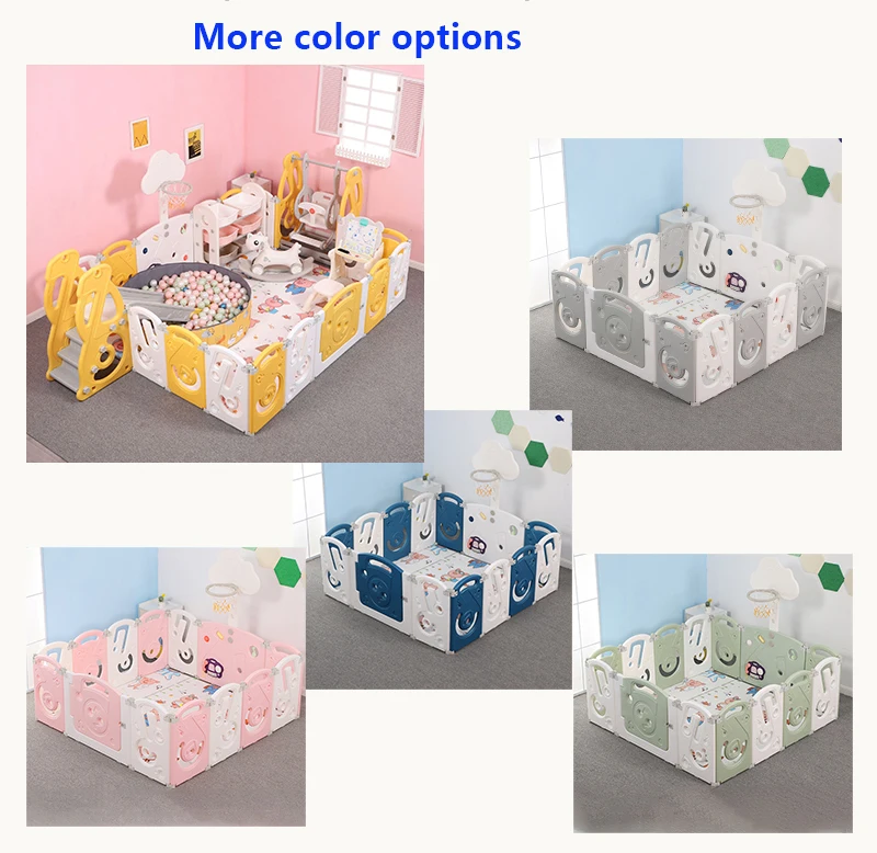 supplies play yard playground with gate big size 180*200 gates plastic baby fence swing trend playpen for baby fence met