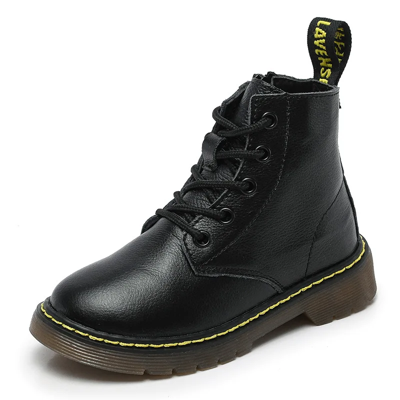 Girl Baby Leather Sport High Quality Children Martin Boots Winter Little Boy Shoes Cowboy Kids Boots