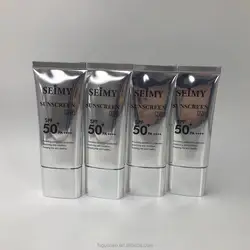 30ml 50ML 60ml Custom Degradable Sunscreen Tube With Airless Pump Luxury plastic cosmetic tubes