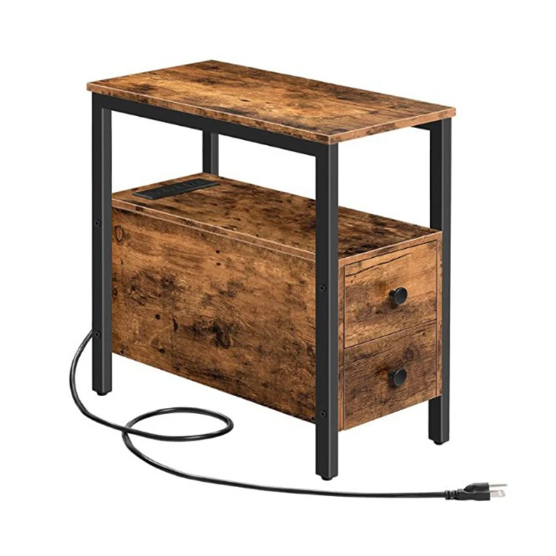 Высококачественный узкий стул, боковой стол, ночная подставка с ящиками