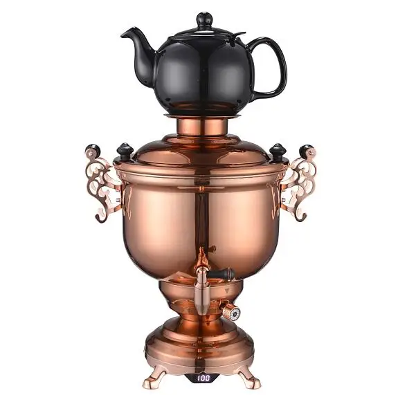 stainless steel retro samovar tea maker