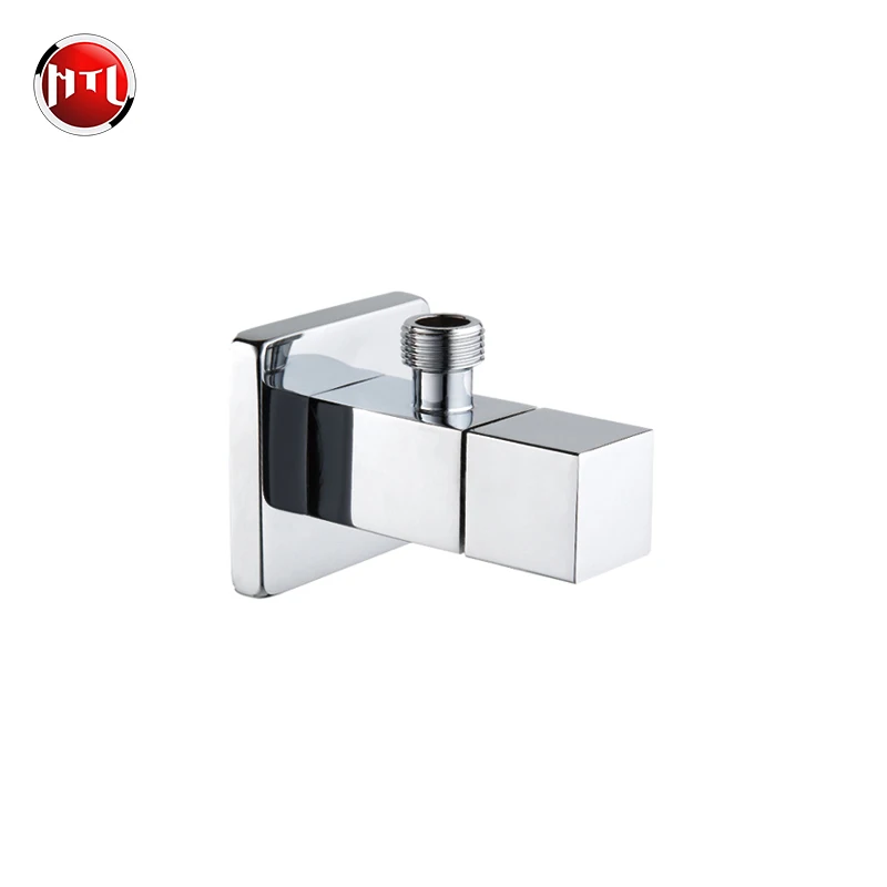HTL zinc alloy angle valve globe valve bathroom faucet accessories quick opening stop valve