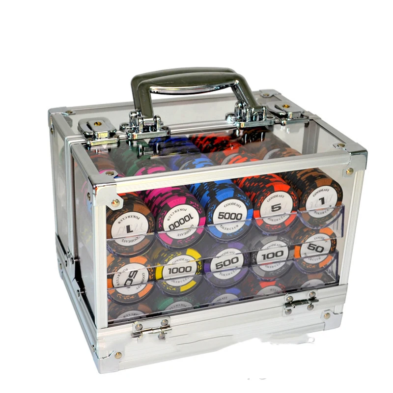 Custom Poker Chips Wholesale Casino Poker Chips 500pcs 14g Clay Poke Chips Sets