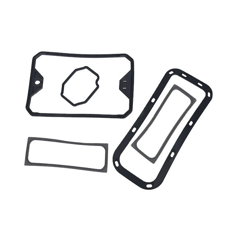 Customized Molded epdm seal heat resistant exhaust rubber flange gasket silicone seal rubber mold parts