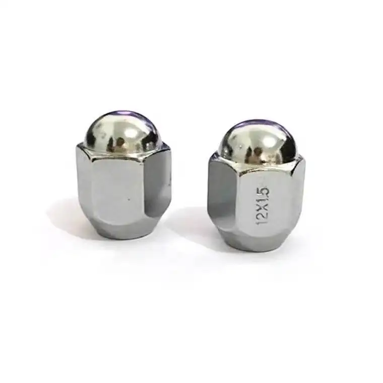 Universal 19mm 21mm Chrome Wheel Hubs Lugs Nuts Bolts Cover Luxury Chrome Nut for Wheel Nut Cover