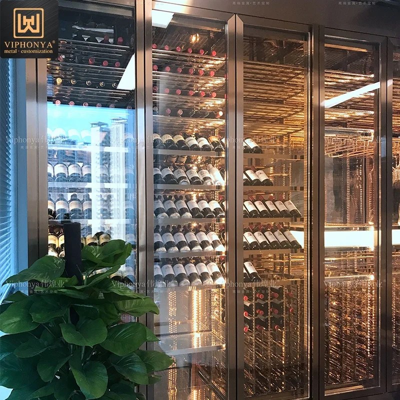 wine glass rack under cabinet stainless steel custom constant temperature wine cabinet
