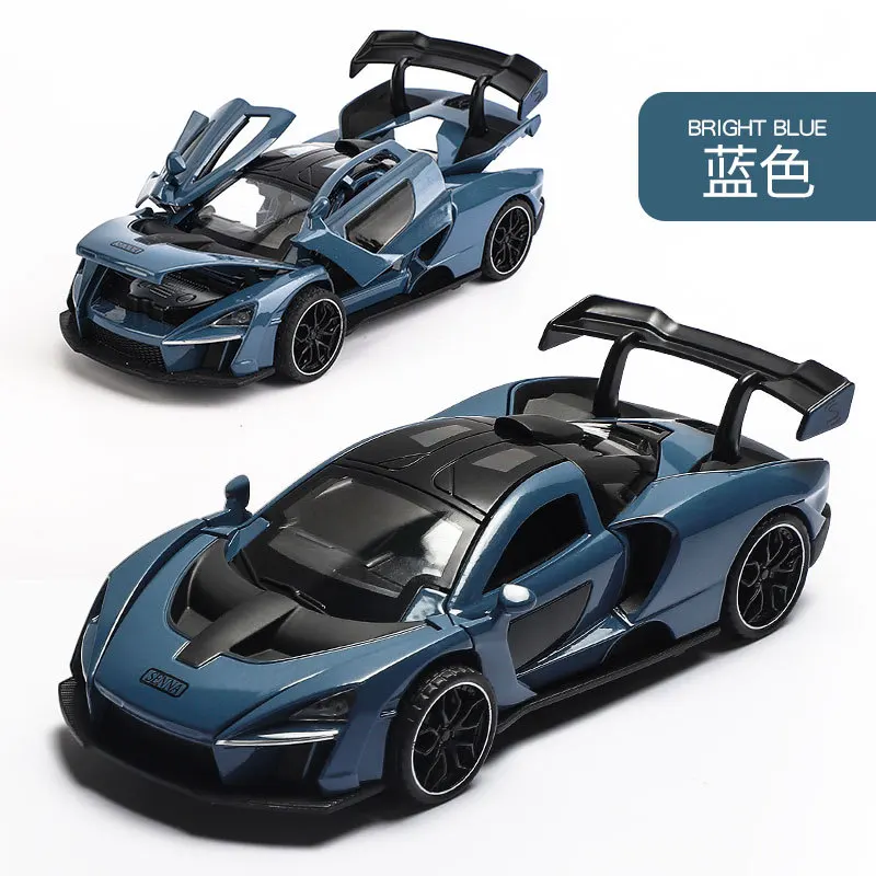 Die cast McLaren Senna 1:32 Alloy Car mold ornaments Toy car simulation car model metal decoration