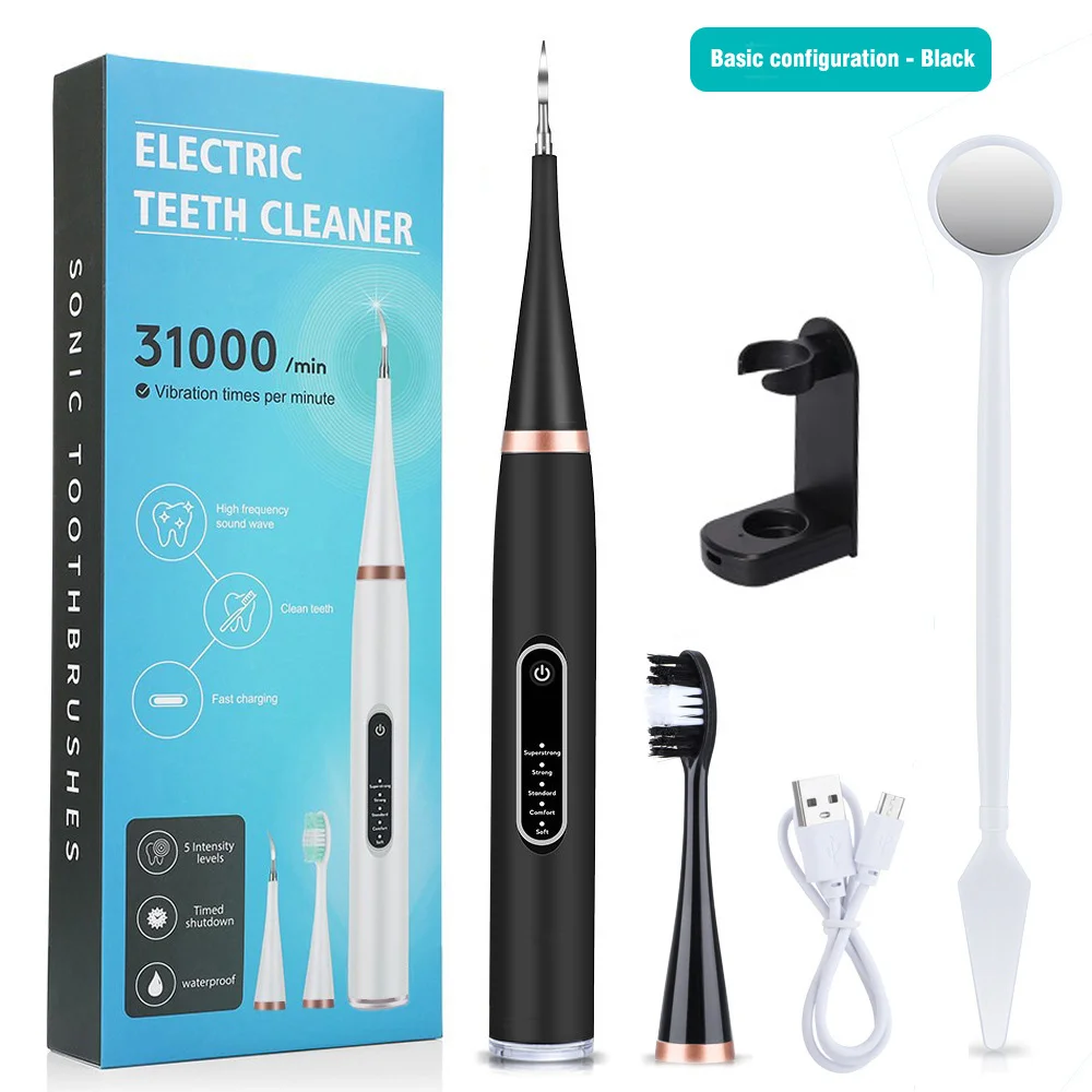 Adult Plaque Remover for Teeth,Electric Tooth Cleaner Dental Calculus Remover Tartar Remover Teeth Cleaning Kit