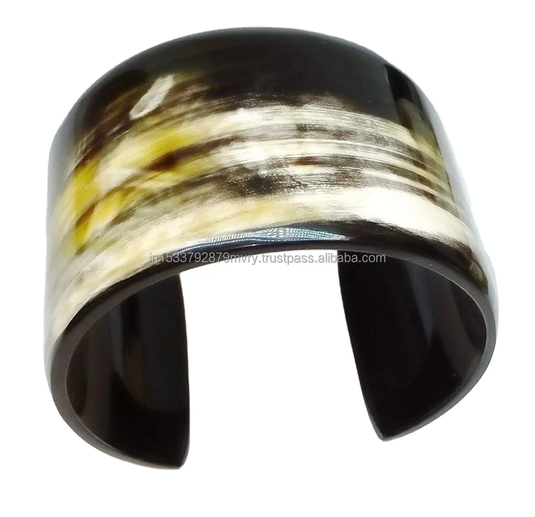 horn bangles hot selling customized hand bracelet fashion wear horn made multi color for design piece