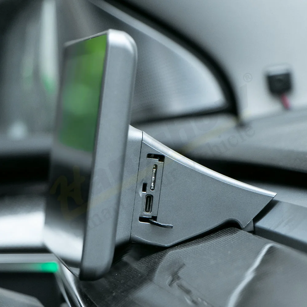 Hansshow 10.25Inch Hud Support 4G SIM Card Wifi BT Android Auto Wireless Carplay Screen For Tesla Model 3 Y OTA Online Upgrade