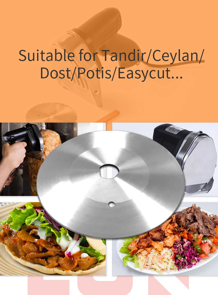 Kreismesser glatt 100mm fuer Doenermesser DOST 100 Ersatzteile