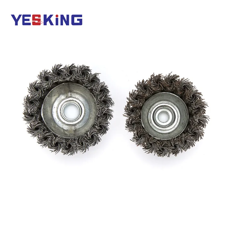 
Industrial polishing brush twisted knot stainless steel cup shaped polishing brush stainless steel abrasive wire brushes set 