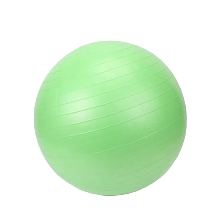 55cm Anti-Slip PVC Pilates Yoga Ball with Straw Improves Balance Exercise Product Type