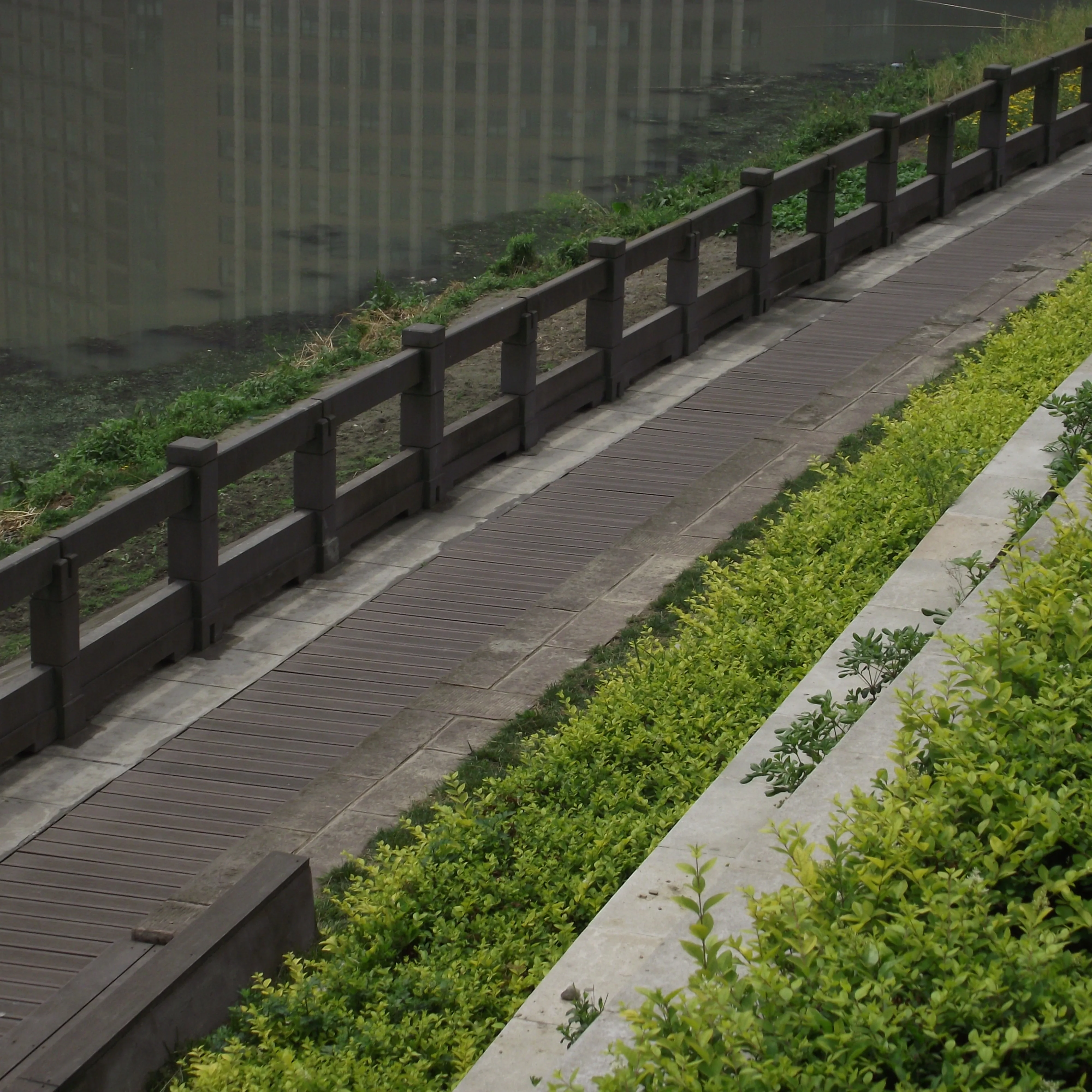 Outdoor Grooved Bamboo Decking Terrace Floor Strand Woven Engineered Bamboo Flooring for Hotel Garden