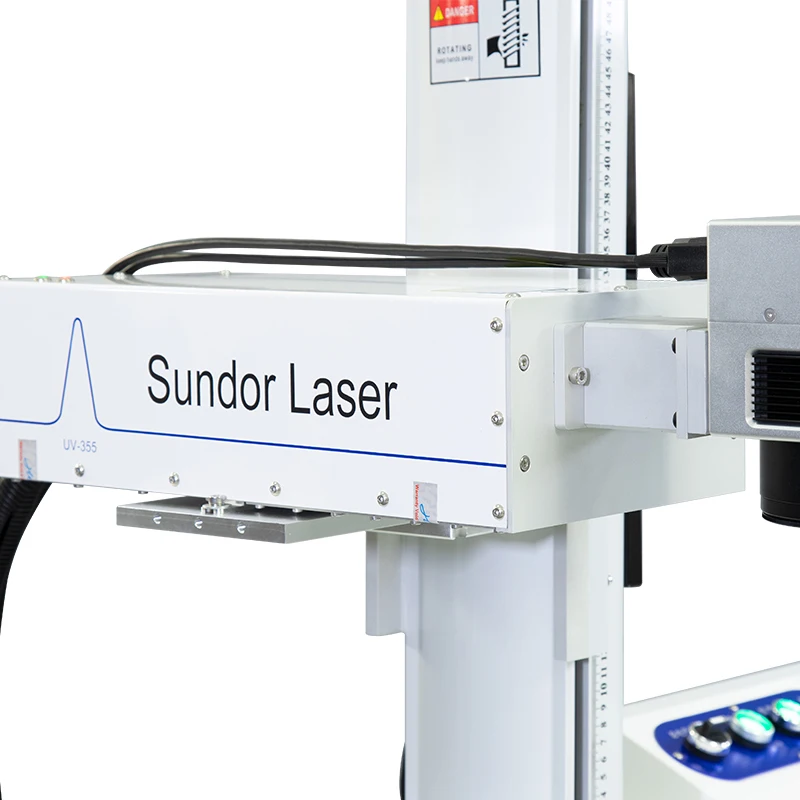  Laser marking machine UV laser engraving metal plastic glass high precision 3W / 5W