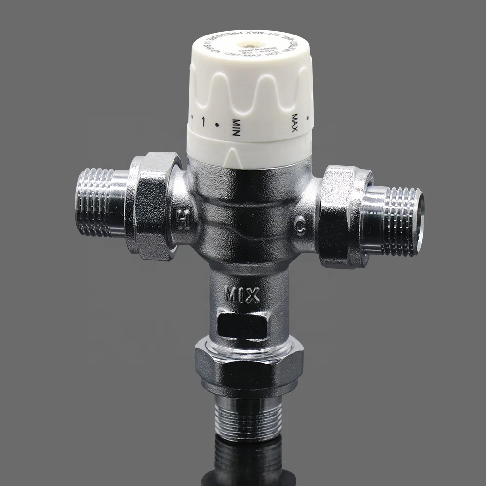 Hot sale best price 3-Way Brass Water Temperature Control Thermostat Mixing Valve for Floor Heating Systems